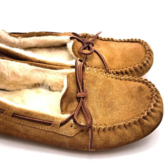 UGG Dakota Chestnut Suede Sheepskin Moccasin Women - Size 7 - Picture 3 of 14